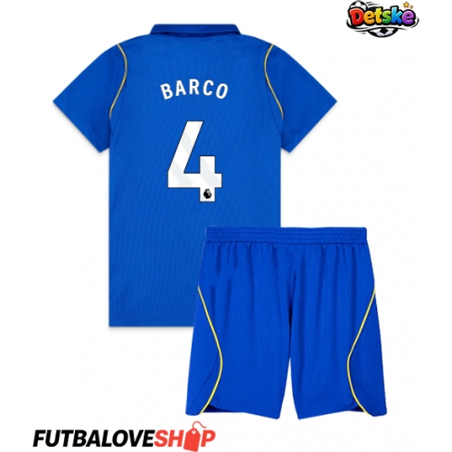 Dres Chelsea Valentin Barco #4 Domáci pre deti 2026-27 Krátky Rukáv (+ trenírky)